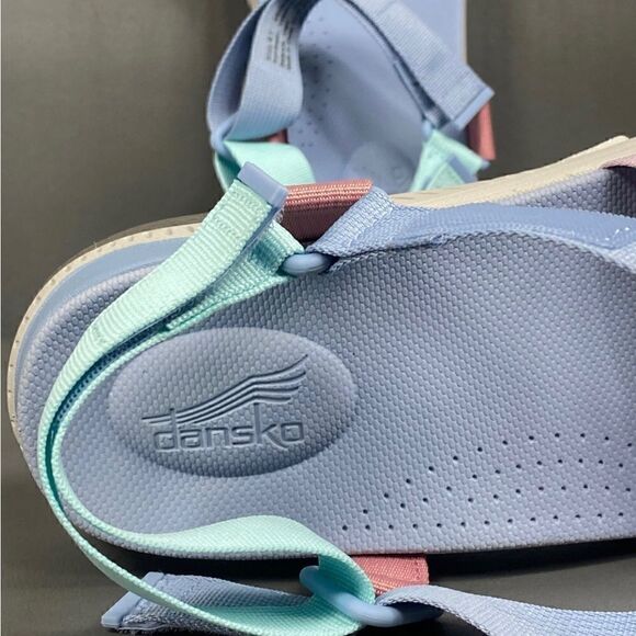 Dansko Racquel Sky Multi Webbing Sansals Womens size 10.5 (‘41’new without box) - Picture 7 of 9